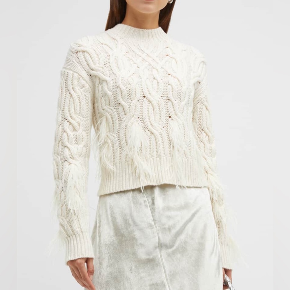 Vince Sweater 98% cotton Size Small Off White Color
